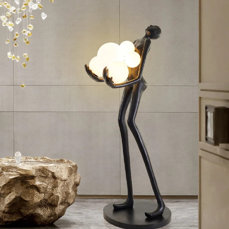 71'' Black Novelty Floor Lamp | Wayfair North America