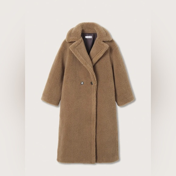 NWT Mango Max Lapels Faux-Fur Coat | Poshmark