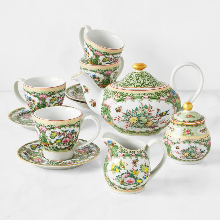 Famille Rose Tea Set | Williams-Sonoma