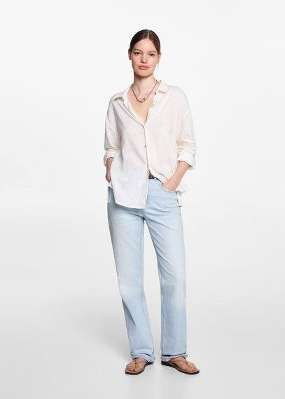 Straight fit jeans light blue - Teenage girl - M - MANGO TEEN | MANGO (UK)