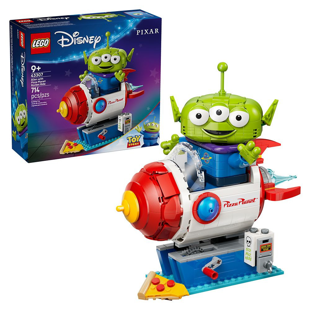 LEGO Toy Story Alien with Pizza Planet Rocket Ride 43307 Toy Story Official shopDisney | Disney Store