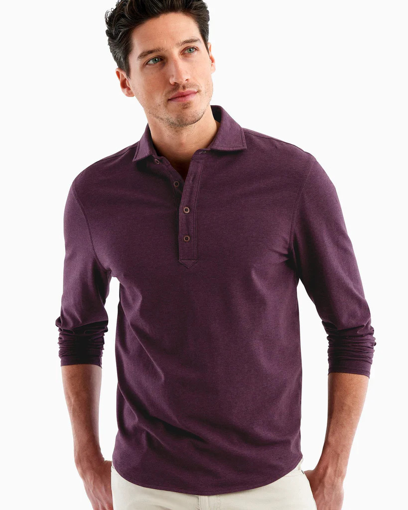 Wylie Long Sleeve Polo | johnnie O