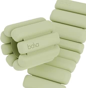 Bala Bangles Wrist & Ankle Weights for Women & Men - Adjustable Silicone Weighted Bracelet Set fo... | Amazon (US)