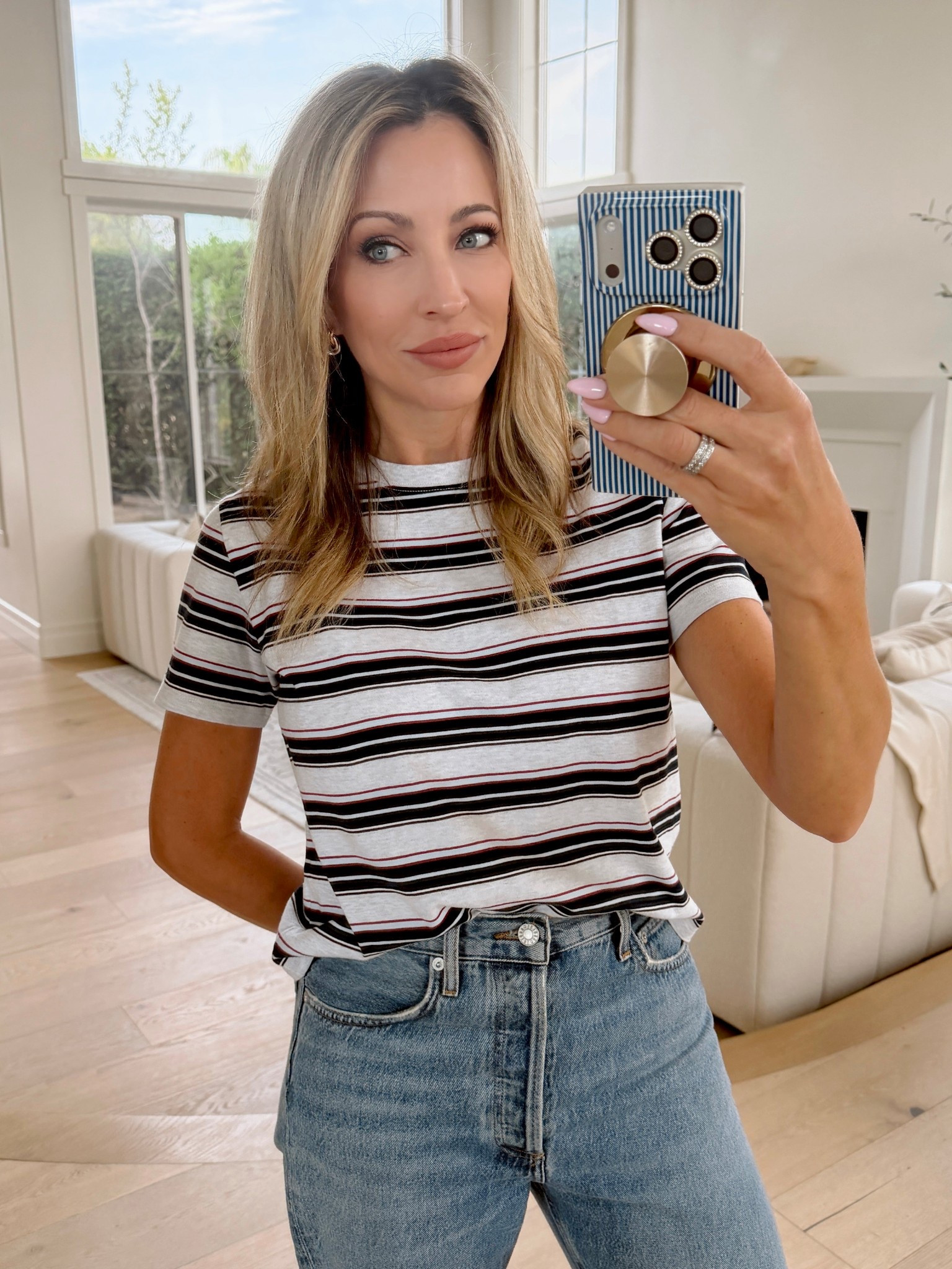 The cutest softest staple spring and summer tshirt 👌

#LTKSeasonal #LTKOver40 #LTKootd