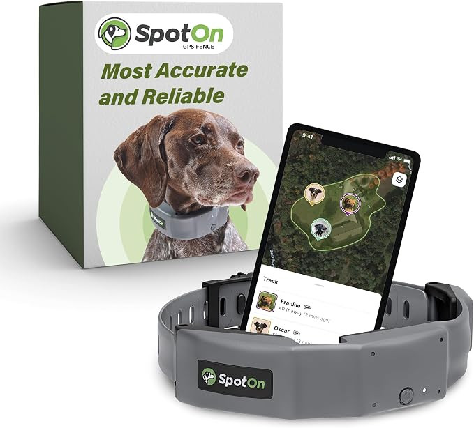 SpotOn GPS Dog Fence & Collar, Most Accurate, Precise GPS Location, Unlimited Fences, No Acreage ... | Amazon (CA)