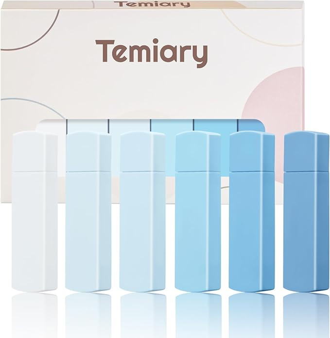 Temiary 6Pcs Mini White Out Tapes for Instant Correction, Cute Whiteout for Writing, Aesthetic Co... | Amazon (US)