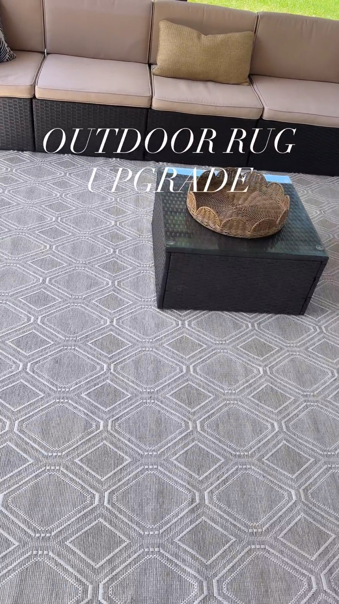 Showing our patio a little love for summer with this new rug from Wayfair! Such an easy upgrade that made the space feel so much cozier!

#ad @wayfair #wayfair #wayfairpartner @Shop.LTK, #liketkit

#LTKHome