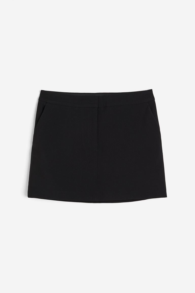 Mini skirt - Black - Ladies | H&M GB | H&M (UK, MY, IN, SG, PH, TW, HK)