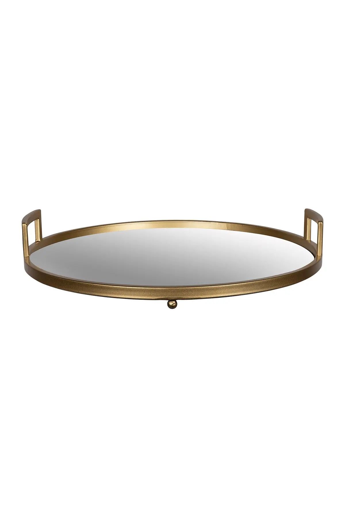 Stratton Home | Gold Round Tray with Mirror Inlay | Nordstrom Rack | Nordstrom Rack
