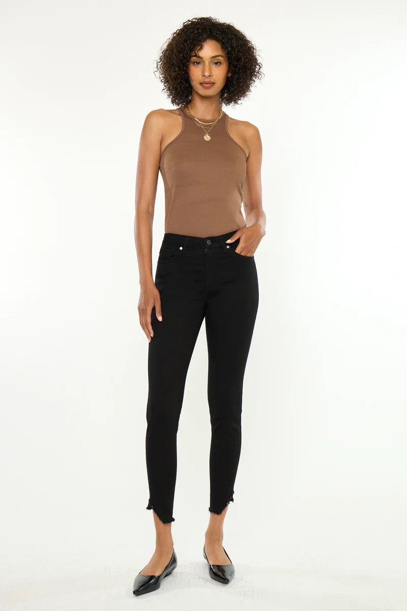 Dayana High Rise Ankle Skinny | Kancan USA