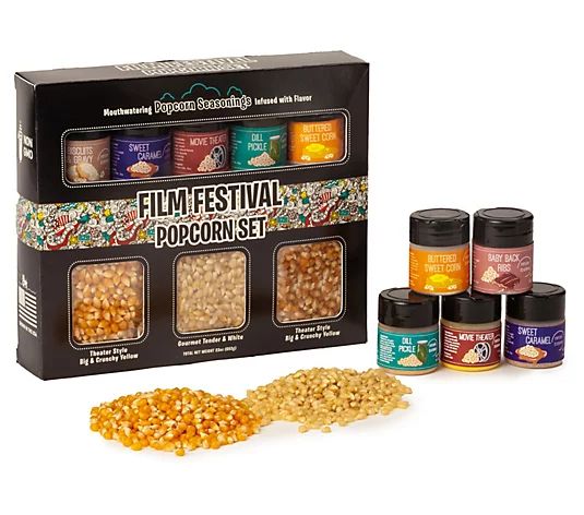 Wabash Valley Farms Film Festival Popcorn GiftSet - QVC.com | QVC