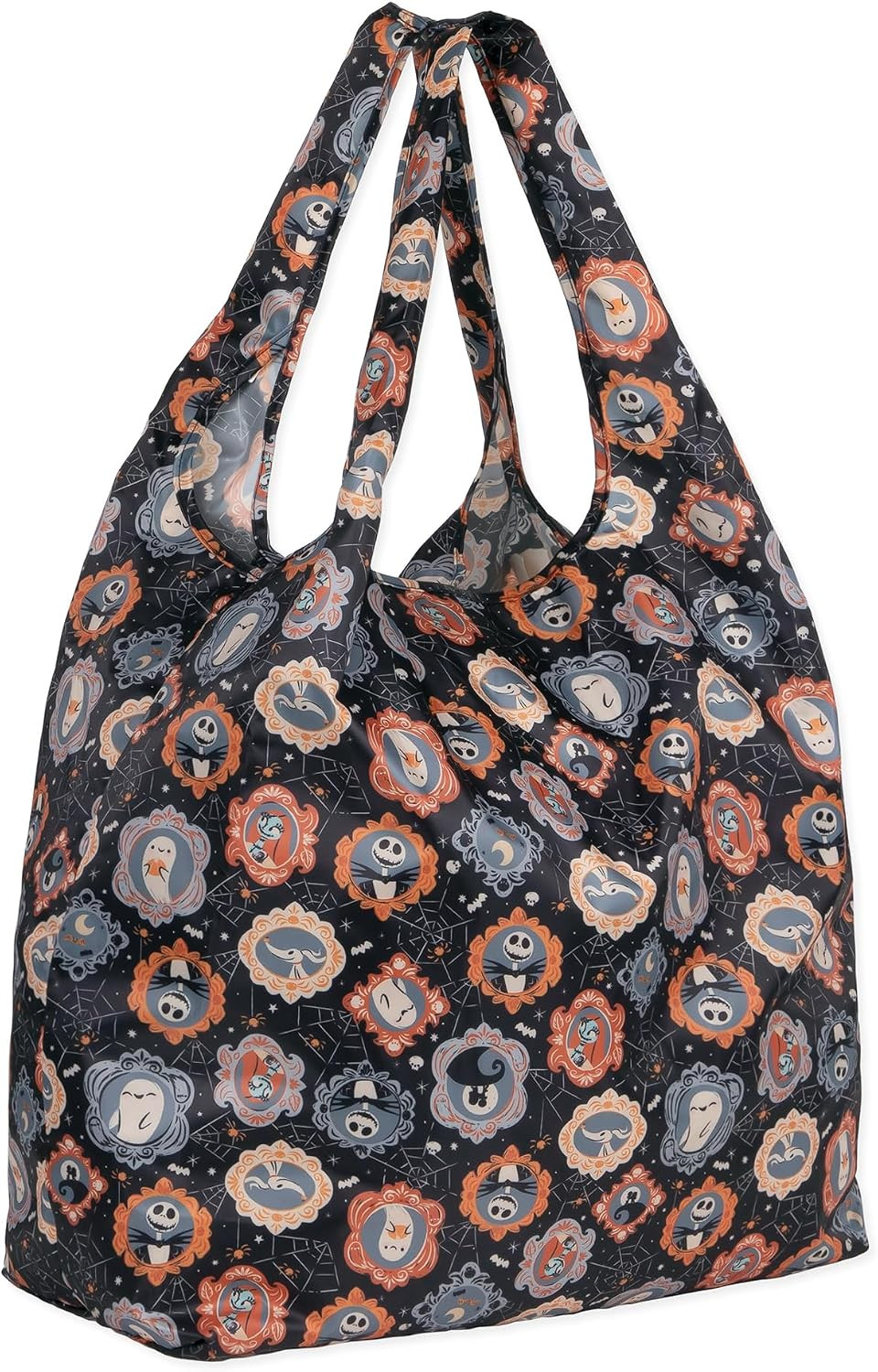 Bumkins Reusable Grocery Shopping Tote Bag for Women, Large Boho Style with Handles, Foldable, Washable, Shoulder Straps | Amazon (US)