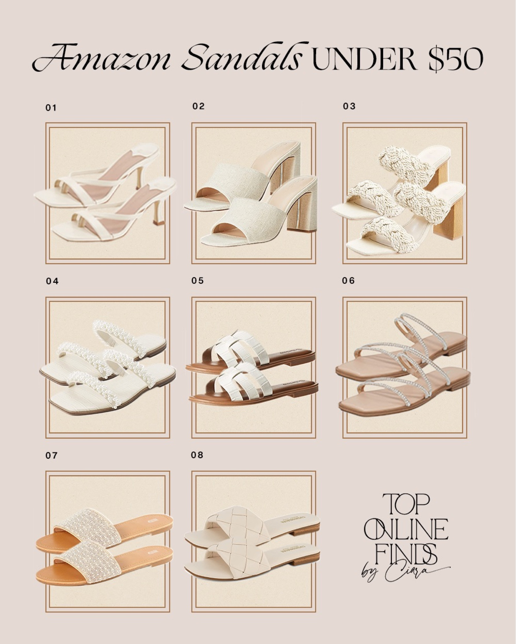 Amazon sandals under $50!

#LTKunder50 #LTKshoecrush