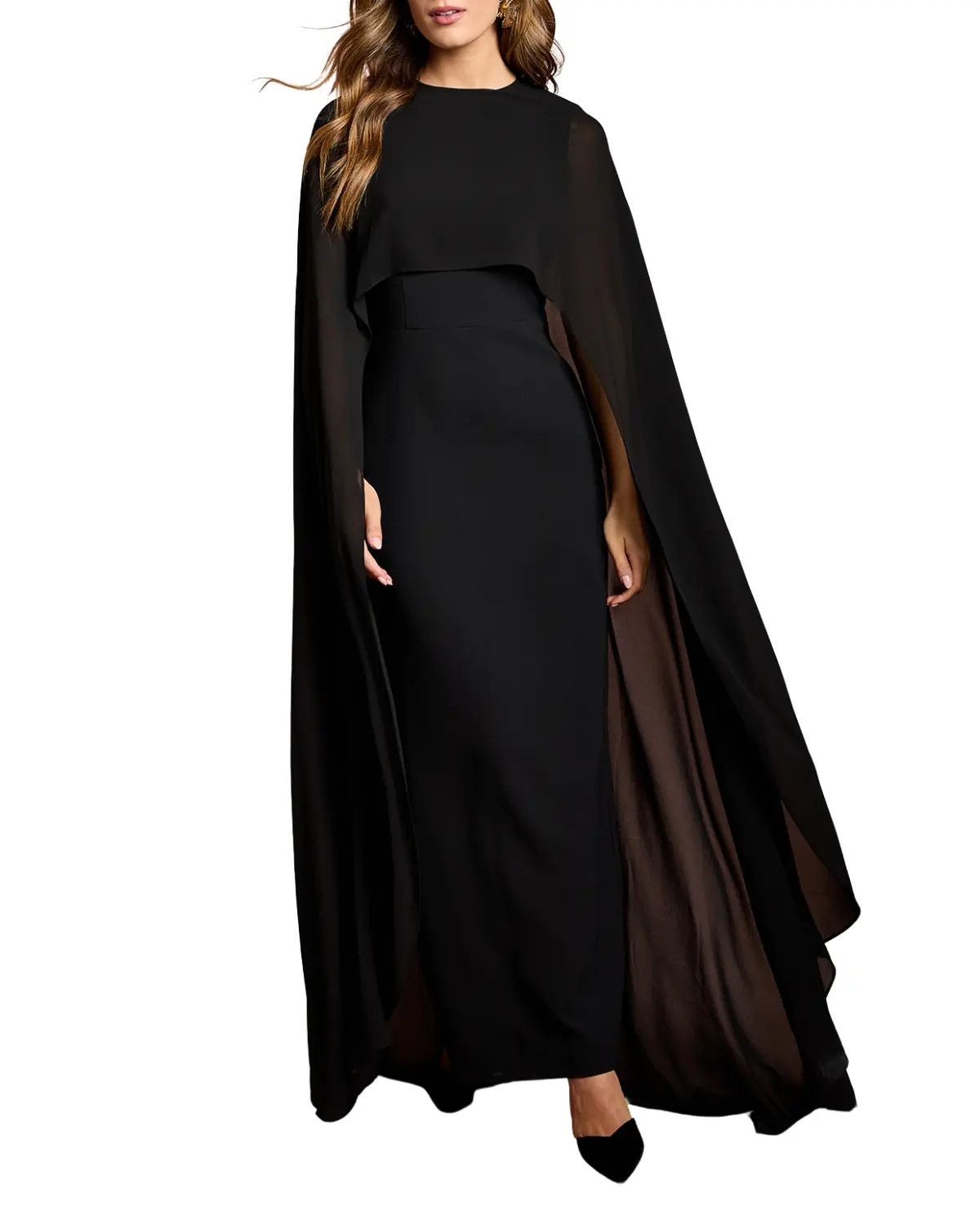 Coast Cape Sleeve Maxi Dress (Women) | Nordstrom | Nordstrom