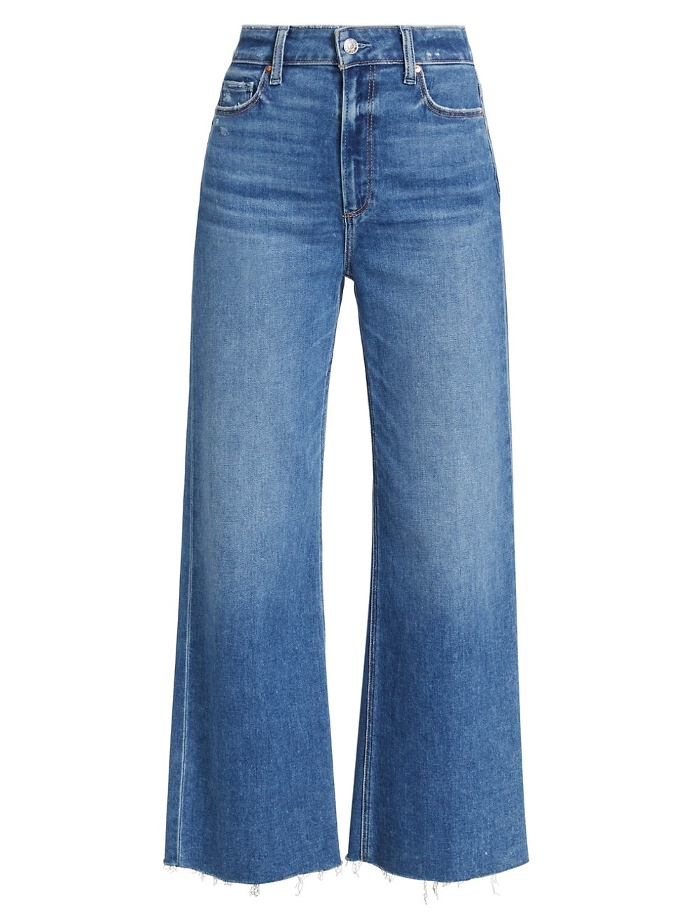Paige Anessa High-Rise Petite Wide-Leg Jeans | Saks Fifth Avenue