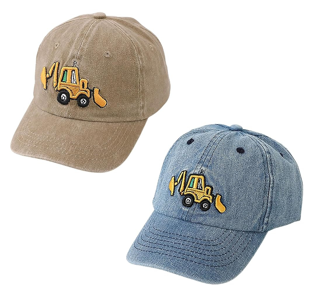 Excavator Toddler Baseball Hat, Embroidery Adjustable Kids Baseball Boys Cap Big Brother Present ... | Amazon (US)