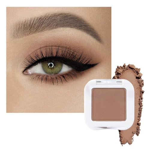 evpct Matte Brown Eyeshadow Palette Makeup for Older Women, Nude Rosy Brown Cream Eye Shadow Palette Single for Older Women Matte, Monochrome Natural High Pigment Mini Eyeshadow Sombra Para Ojos | Amazon (US)