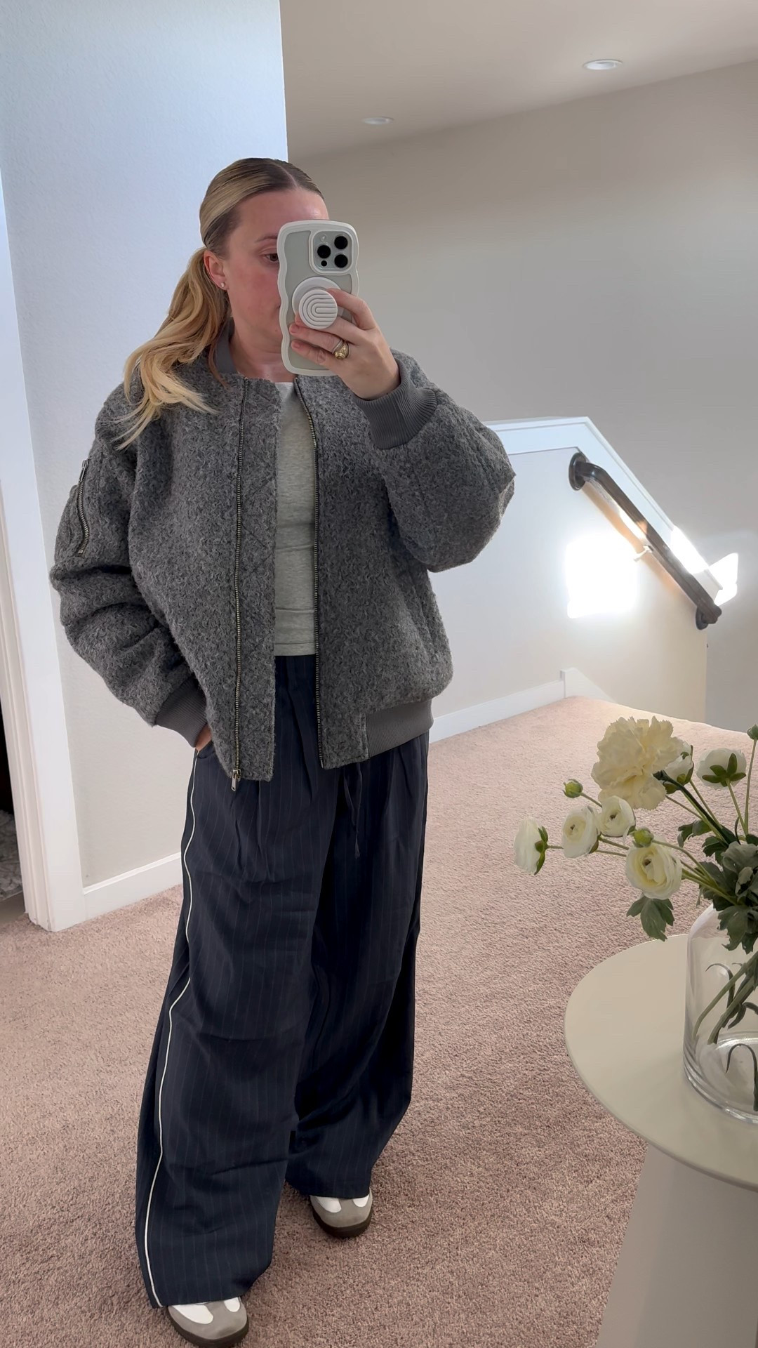 The best $15 I’ve ever sent. I could sleep in these, they’re that comfy! 

Casual pants, Walmart finds, pinstripe pants, travel day outfit, elevated comfy outfit for women, comfortable outfits for mom, school outfits, Walmart clothes, under $20, outfits for running errandss

#LTKdayinmylife #LTKmomlife #LTKTravel