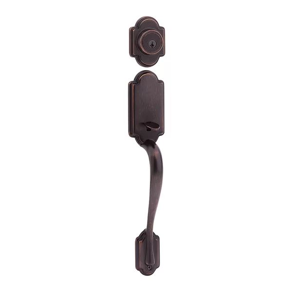 Arlington Exterior Portion Handleset with Single Cylinder Deadbolt (Interior Portion Sold Separat... | Wayfair Professional