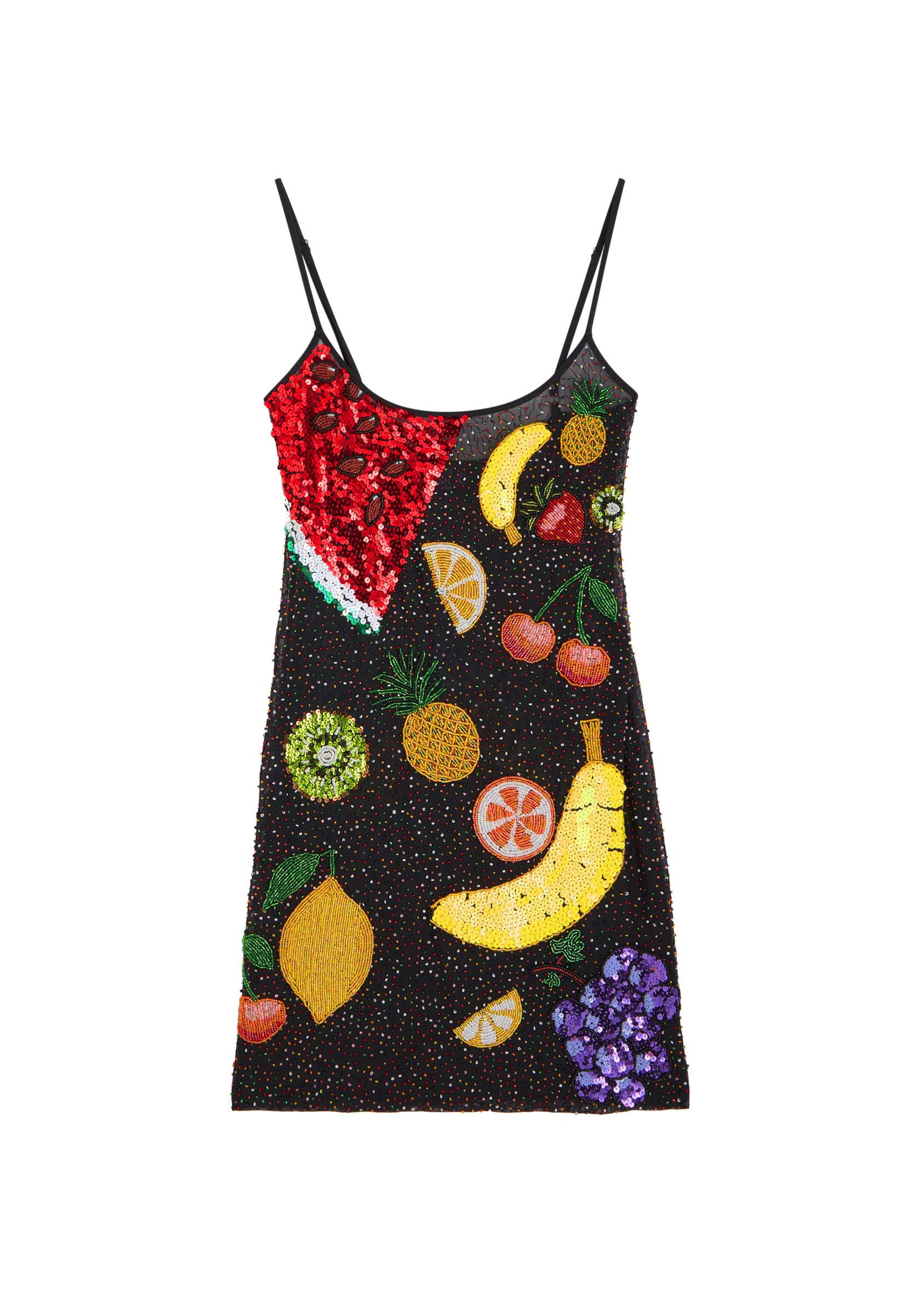 Bead embellished stretch-tulle mini dress | Harvey Nichols