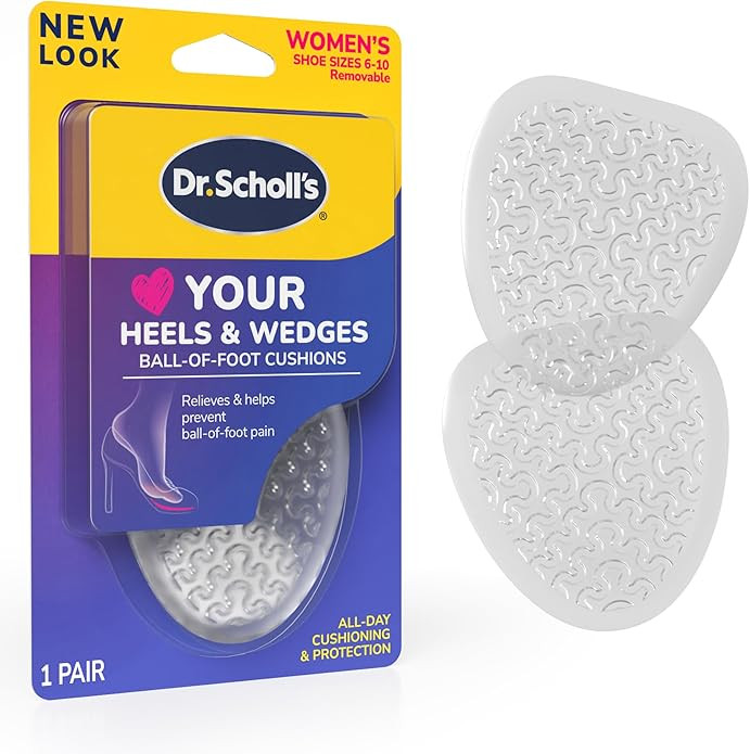 Dr. Scholl's Ball of Foot Cushions for High Heels (One Size) // Relieve and Prevent Ball of Foot ... | Amazon (US)
