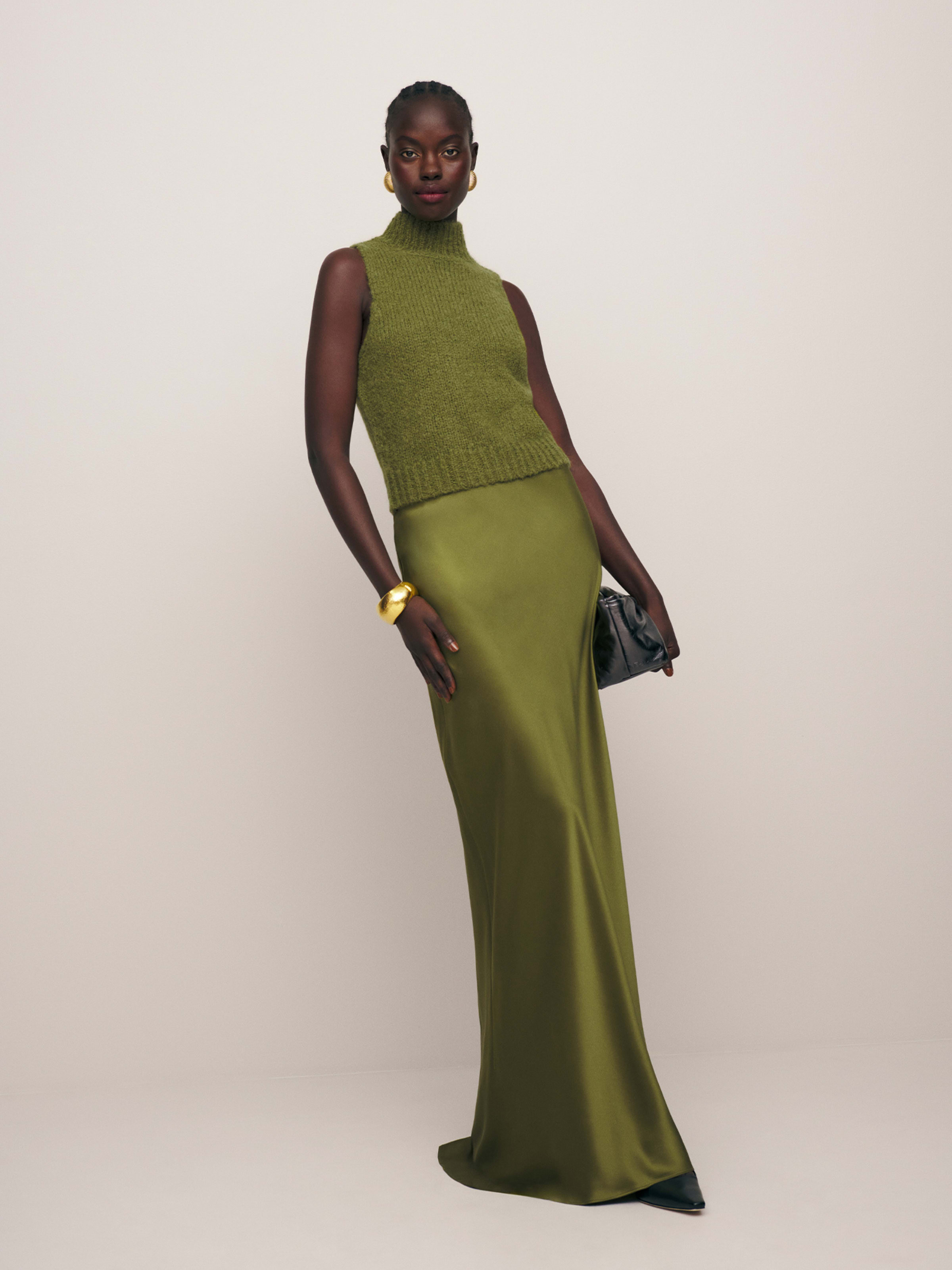 Bella Silk Skirt | Reformation (Global)