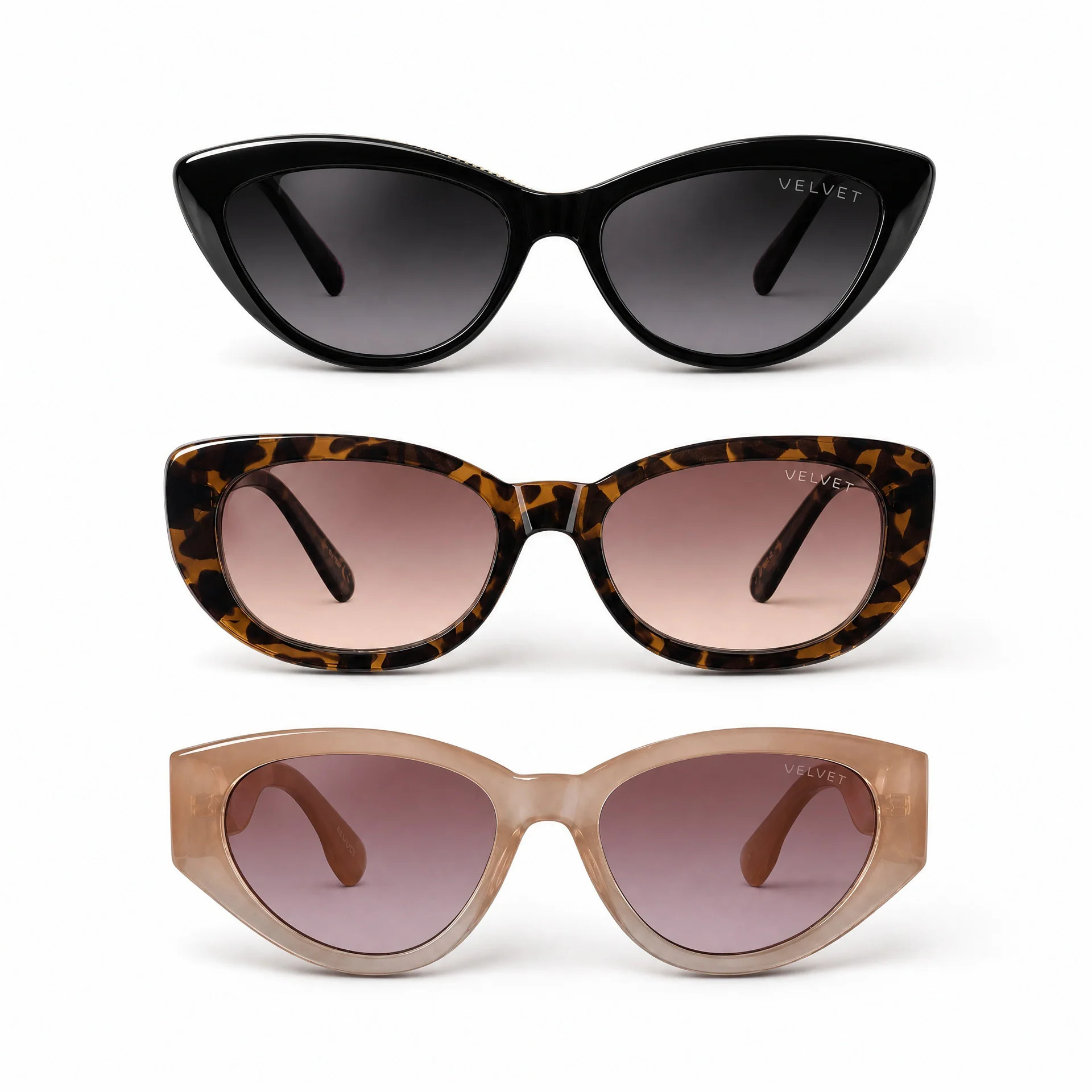 Cat Eye Small Sunglass Style Box | Velvet Eyewear (US)