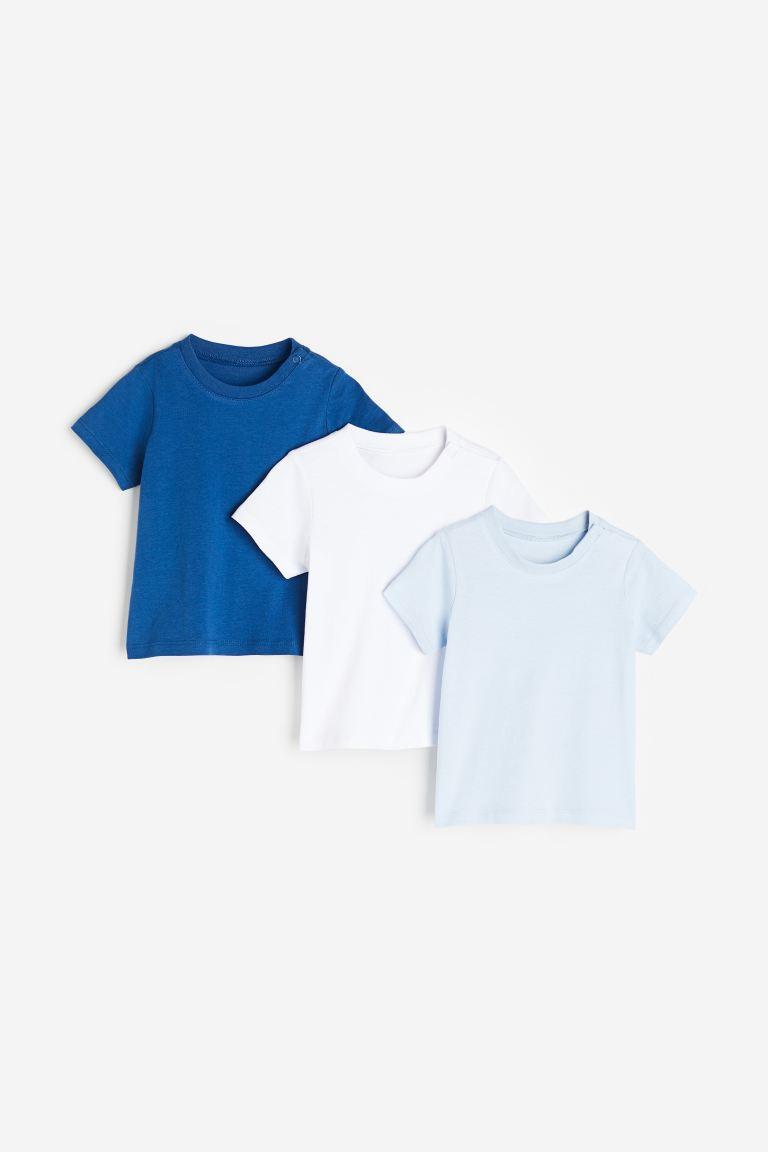 3-pack Cotton T-shirts | H&M (US + CA)