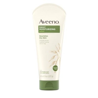 Unscented Aveeno Daily Moisturizing Lotion To Relieve Dry Skin - 8 fl oz | Target