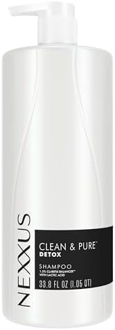 Nexxus Clean and Pure Clarifying Shampoo, With ProteinFusion, Nourished Hair Care Silicone, Dye A... | Amazon (US)