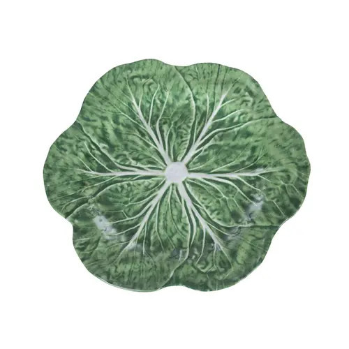 C&F Home Cabbage Leaf Large Charger Serving Platter 16"" in Green at Nordstrom | Nordstrom