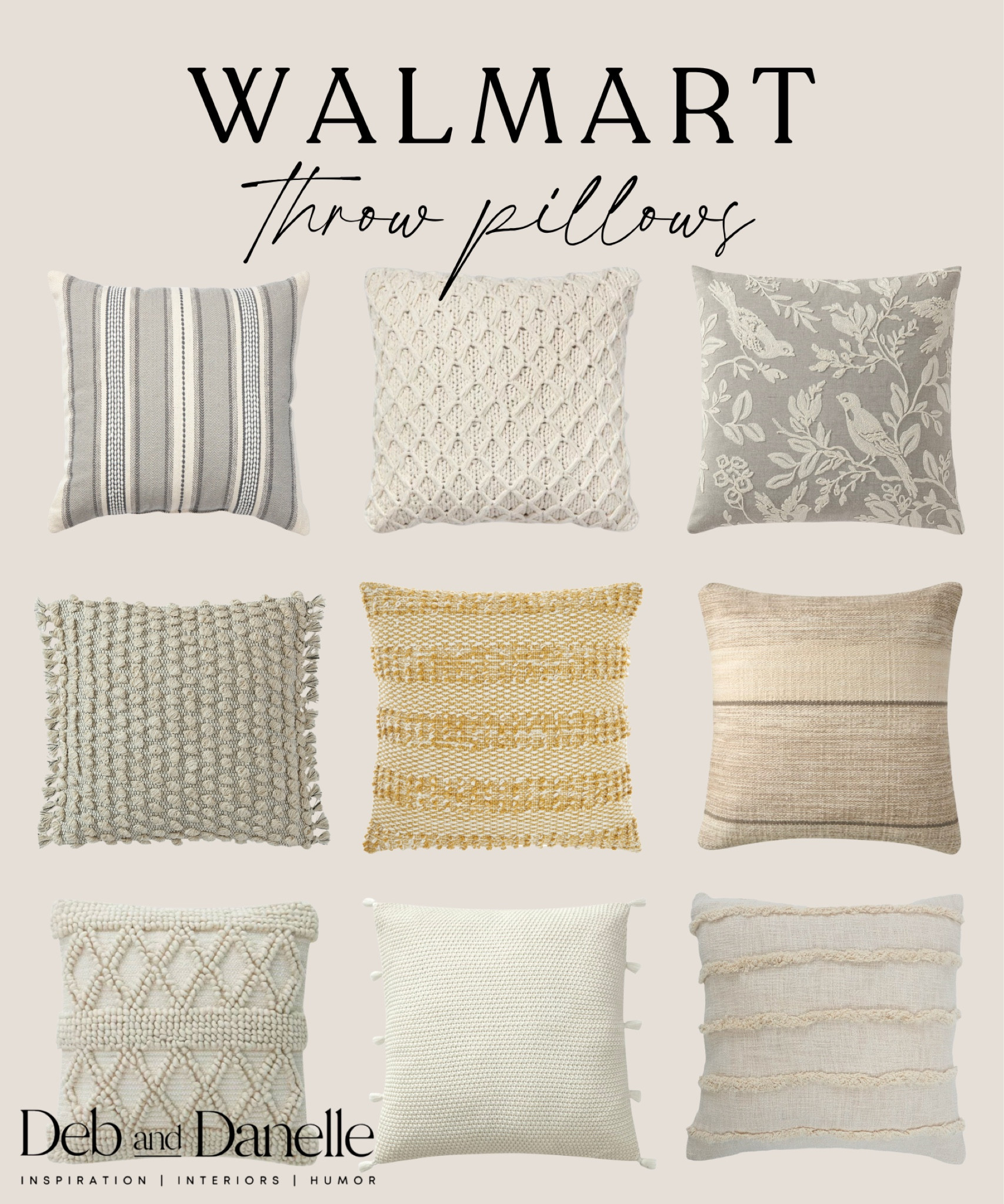 Walmart cheap couch pillows