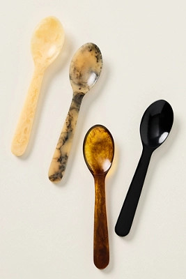 Mignon Resin Teaspoons, Set of 4 | Anthropologie (US)