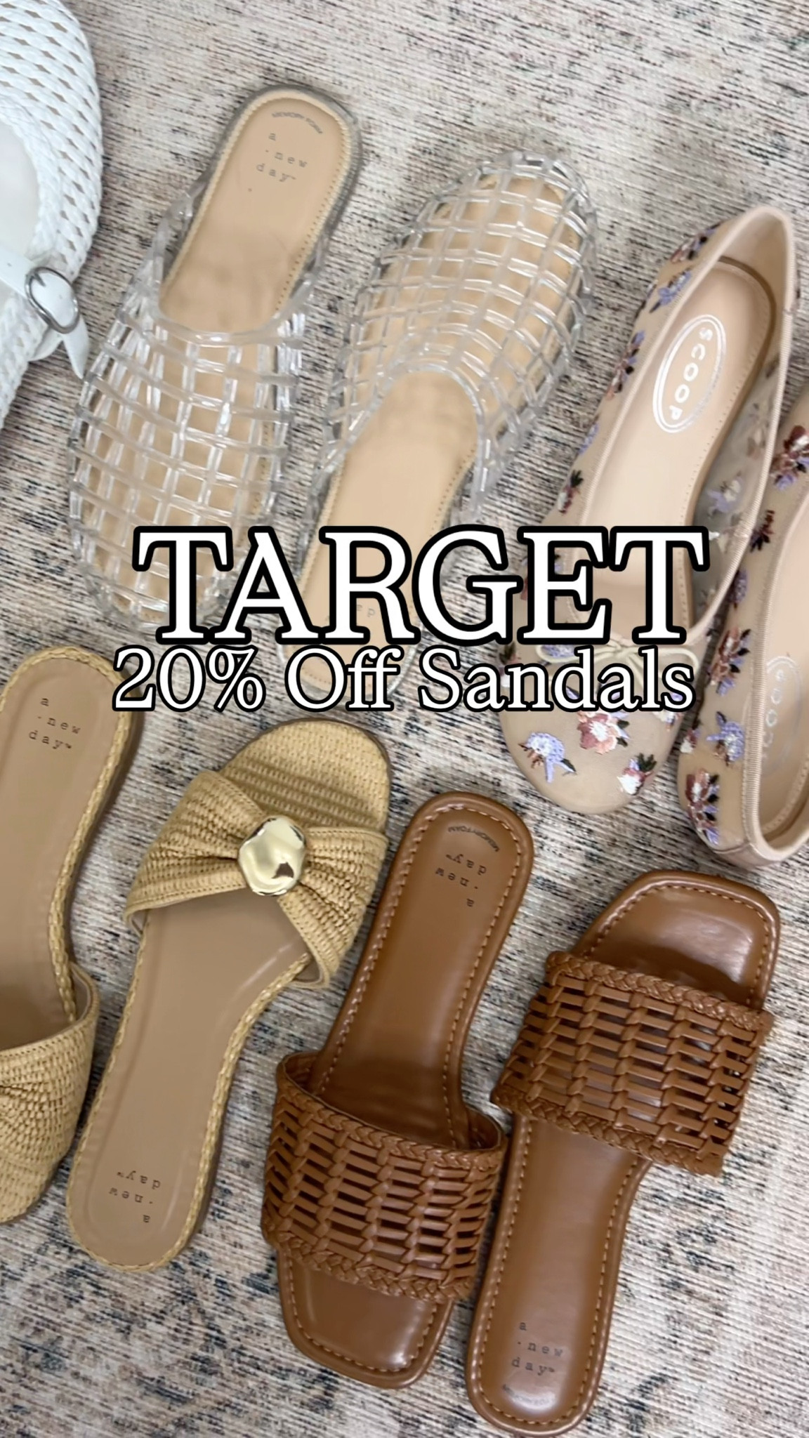 Target is doing it again 👏🏼 20% off ALL sandals right now and the styles are actually so good for summer

Like… comfy everyday pairs, cute elevated options, and everything in between. I may or may not have added more than one to my cart 😅

If you’ve been waiting to grab new summer sandals, this is your sign ☀️ #targetfinds #targetstyle #summersandals

#LTKTravel #LTKSeasonal #LTKSaleAlert