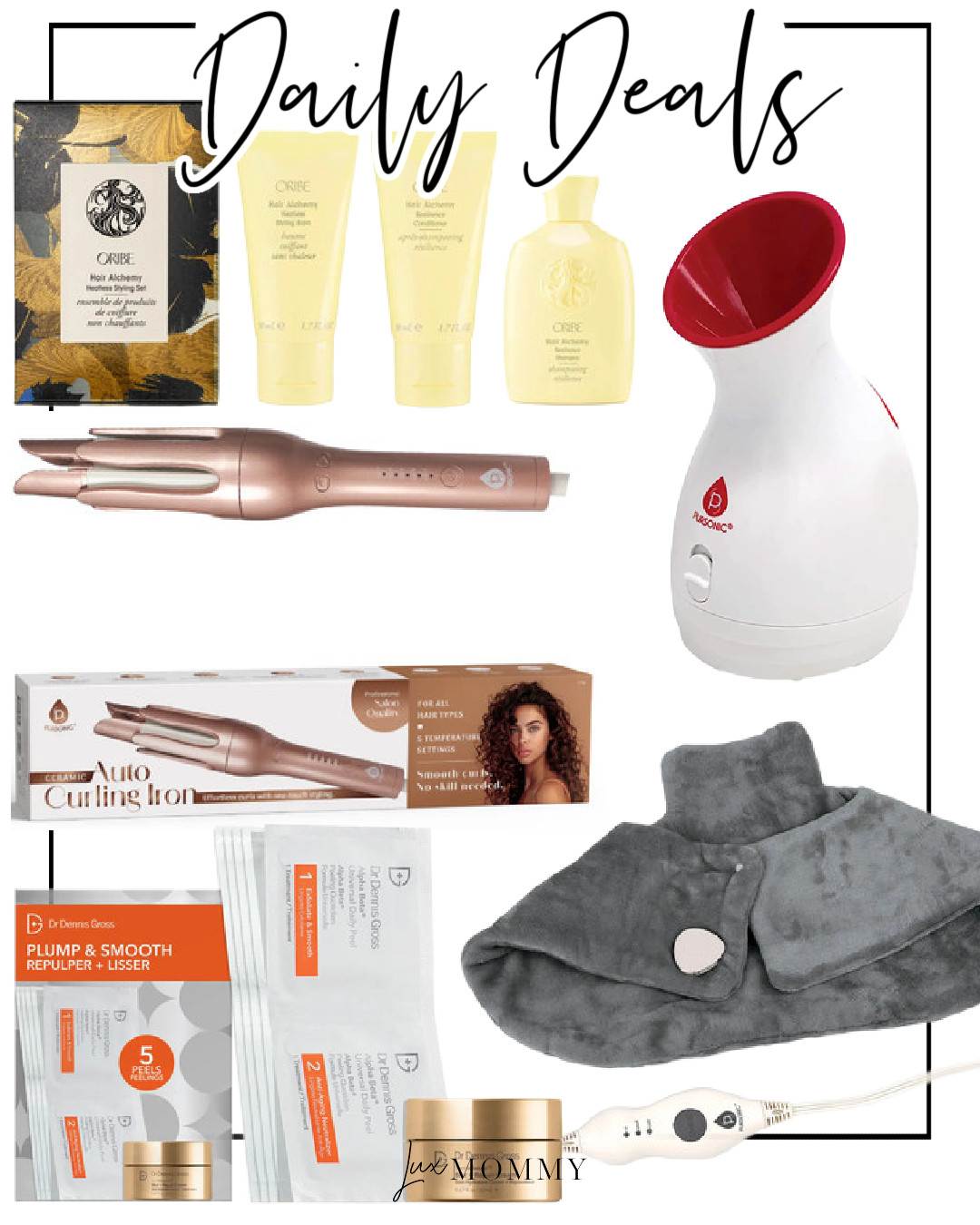 Daily Deals, Deals of the day!!
Shoulder Heating Pad, Curling Iron, Facial Steamer, Plump + Smooth Skincare set, Heatless Styling Set 

 #LTKmomlife #LTKselfcare #LTKBeauty