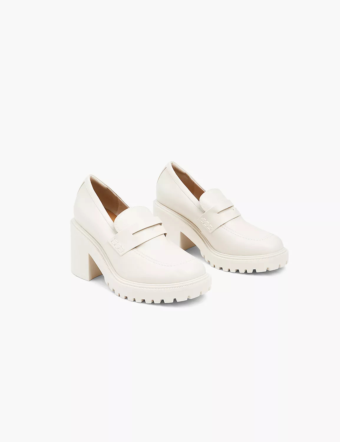 Dream Cloud Faux-Leather Lug Sole Platform Loafer | LaneBryant | Lane Bryant (US)