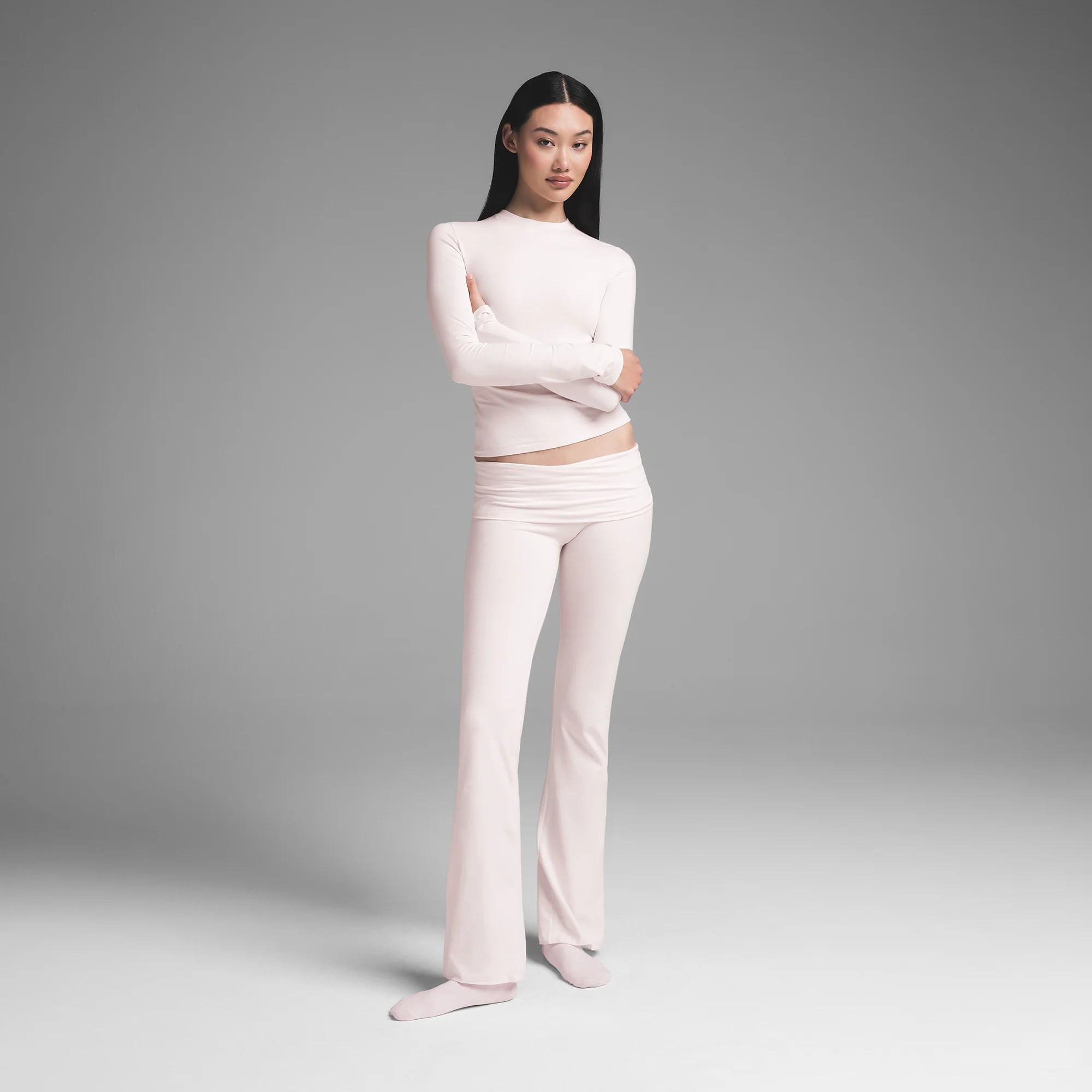 SKIMS Foldover Pant | Pink | 2XS | Cotton Jersey | SKIMS (US)
