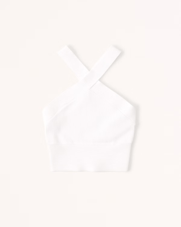 Ottoman Rib Twist Tank | Abercrombie & Fitch (US)