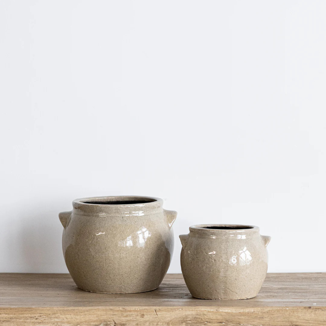 Ceramic Crock Planter | By Luxe B Co. | luxe bCO