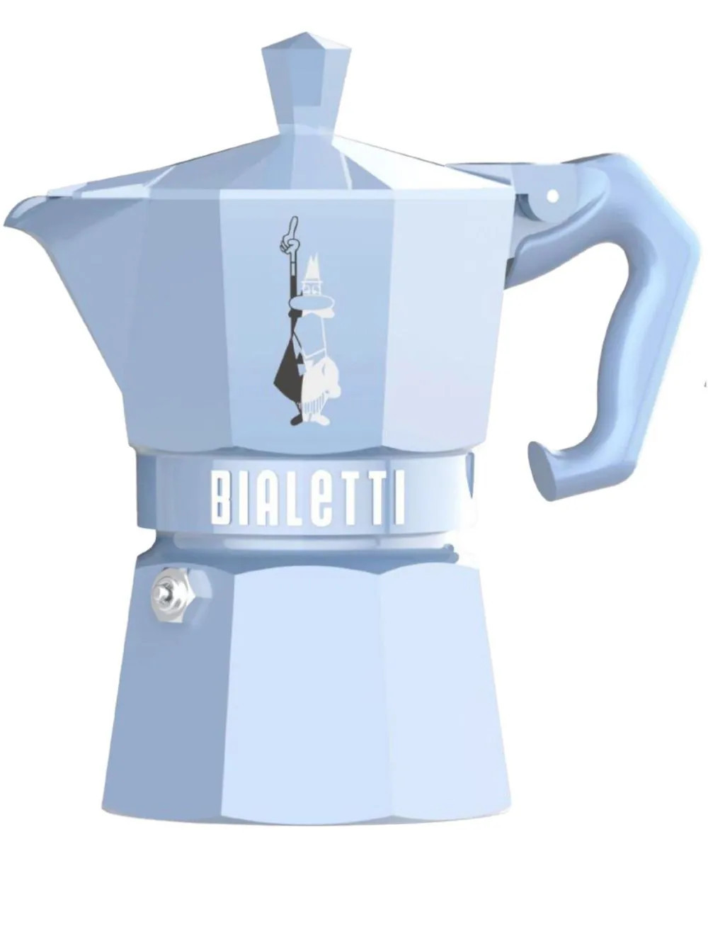 Bialetti Moka Express lasered-Alfonso coffee maker (93g) - Blue | Farfetch Global
