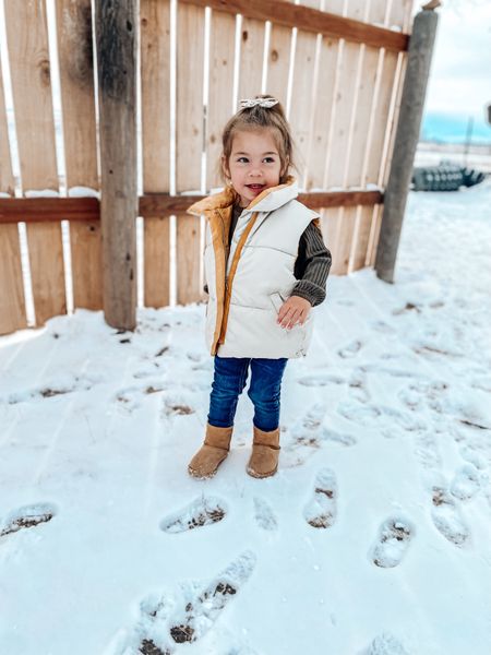 Toddler girl outfit 
Toddler girl clothes
Clothes for toddler girl 
Outfit for toddler girl
Winter outfit toddler girl 
Toddler girl winter outfit 
Toddler girl puffer vest 
Puffer vest outfit 

#LTKkids #LTKbaby