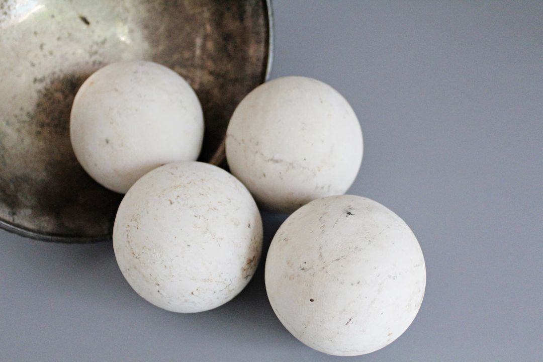 4 Large Vintage Reclaimed Stone Balls, Limestone Water Filtration Spheres, Limestone Balls, Marbl... | Etsy (US)