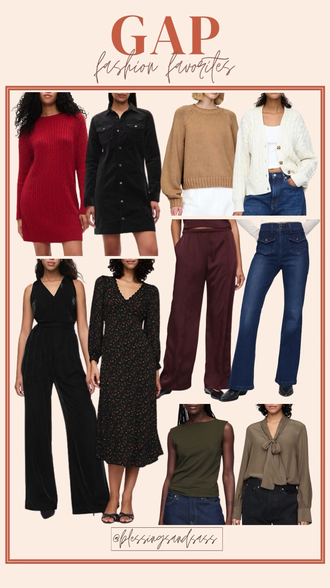Gap Fashion Favorites! Make sure to shop now for a 50% off sale site wide!! 

Gap, gap fashion, women’s fashion, holiday fashion, holiday style, thanksgiving fashion, thanksgiving outfit inspo, holiday outfit inspo, Black Friday, Black Friday sales, cyber week 



#LTKCyberWeek #LTKHoliday #LTKStyleTip