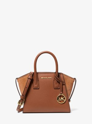 Avril Extra-Small Leather and Suede Satchel | Michael Kors US