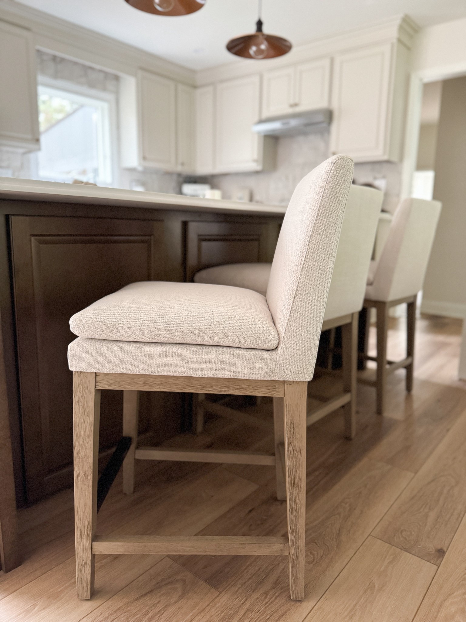 Linen Barstools from Wayfair on sale! 

#LTKSaleAlert #LTKHome