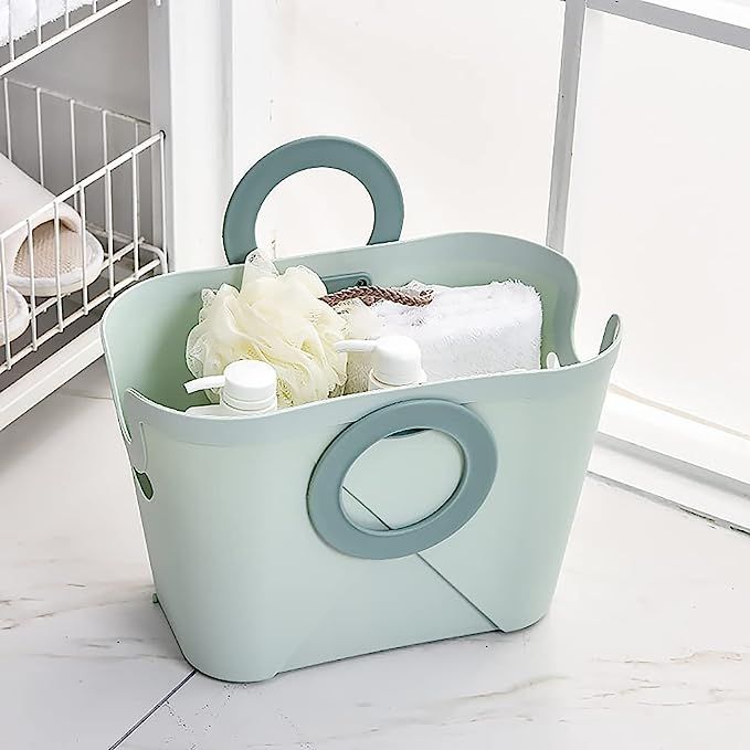 Brief von Engel Portable Plastic Storage Baskets with Handles, Shower Caddy Tote Organizer Bins, ... | Amazon (US)