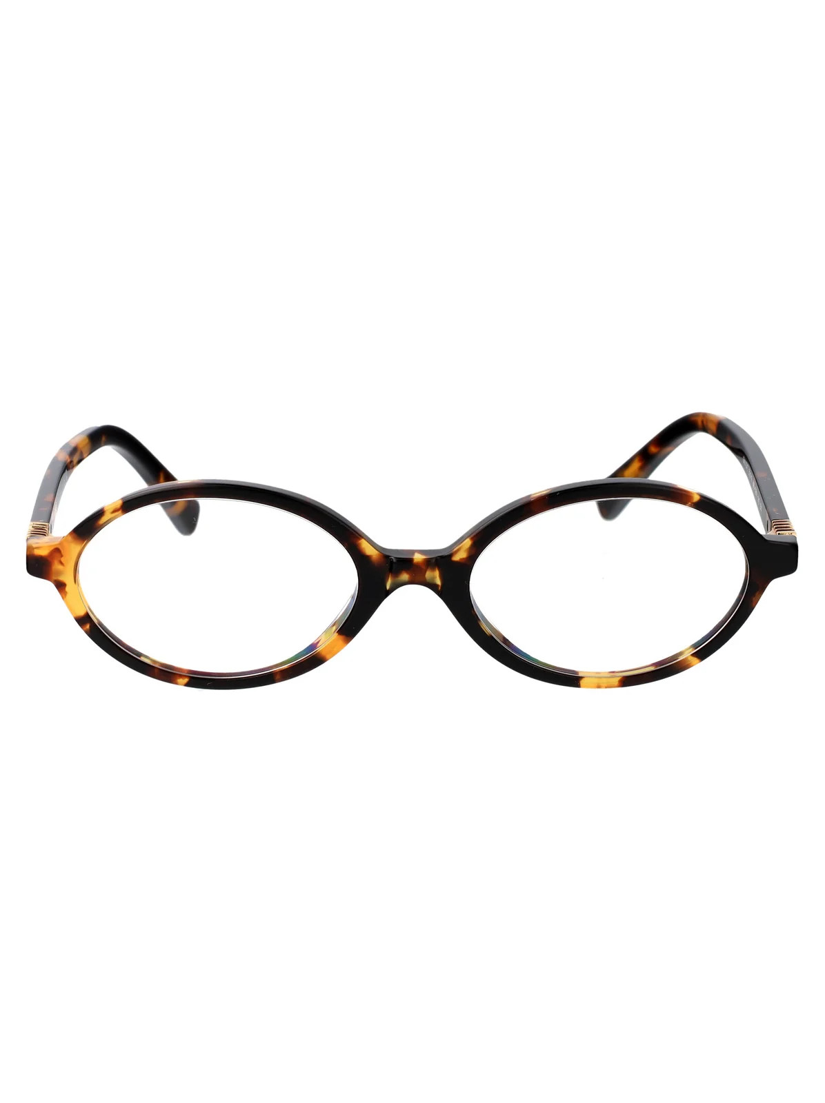 Miu Miu Eyewear Oval Frame Glasses | Cettire Global