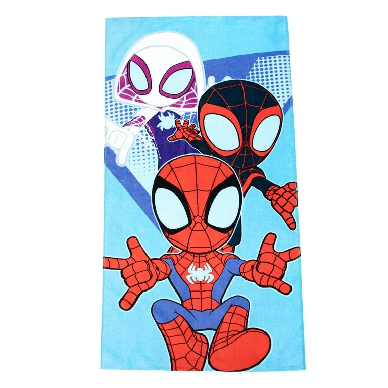 Marvel Cotton Spidey Kid's Beach Towel, 28" X 58" - Walmart.com | Walmart (US)