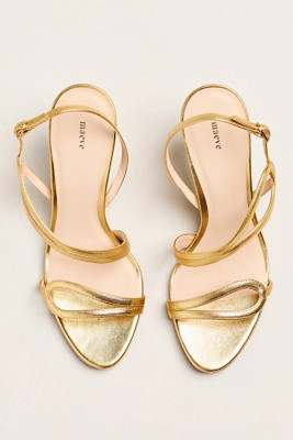 Maeve Loopy Ankle Wrap Heels | Anthropologie (US)