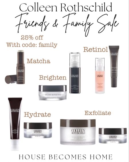 Colleen Rothschild friends and family sale!! 25% off with code: family linked up my favorites!! 

#LTKbeauty #LTKFind #LTKsalealert